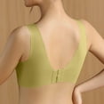 thumbnail image 5 of Womens Seamless Bras, Women's Front Closure Bra One Piece Comfort Wireless Bottom Hem Bras Wide Strap Deep V Bras M-2XL, 5 of 6