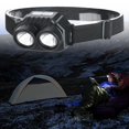 thumbnail image 2 of Lampe Frontale LED, Rechargeable USB Phare LED Puissante Torche Etanche V0U6, 2 of 8