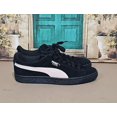 thumbnail image 3 of PU & MA Suede Women's Black/Pink Lace Up Sneakers US Size 9, 3 of 6