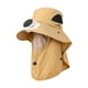 thumbnail image 1 of Sombrero para exteriores con ventilador, transpirable, con solapa para cubrir el cuello y la cara, protección solar. Amarillo, 1 of 9