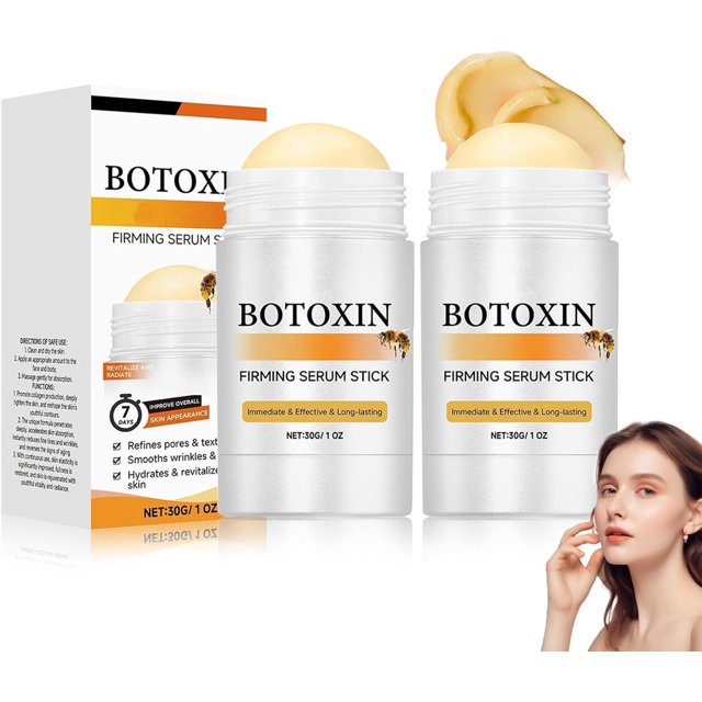 Suero Reafirmante en Barra Botox Bee Natural Avanzado 2025 para Todo Tipo de Piel 30G Pack de 2