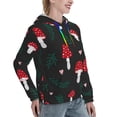 thumbnail image 6 of Salouo Amanita Mushroom Pattern Hoodie Sweatshirts for Women, Autumn Pullover Hoodie Workout Sweat Women's Long Sleeve Preppy Sweatshirts-X-Large, 6 of 7