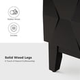 thumbnail image 3 of Tina's Home Modern 2-Drawer Solid Wood End Table with Built-in USB & Power Outlet, Small Space Storage Cabinet for Living Room, Office (Black）, 3 of 7