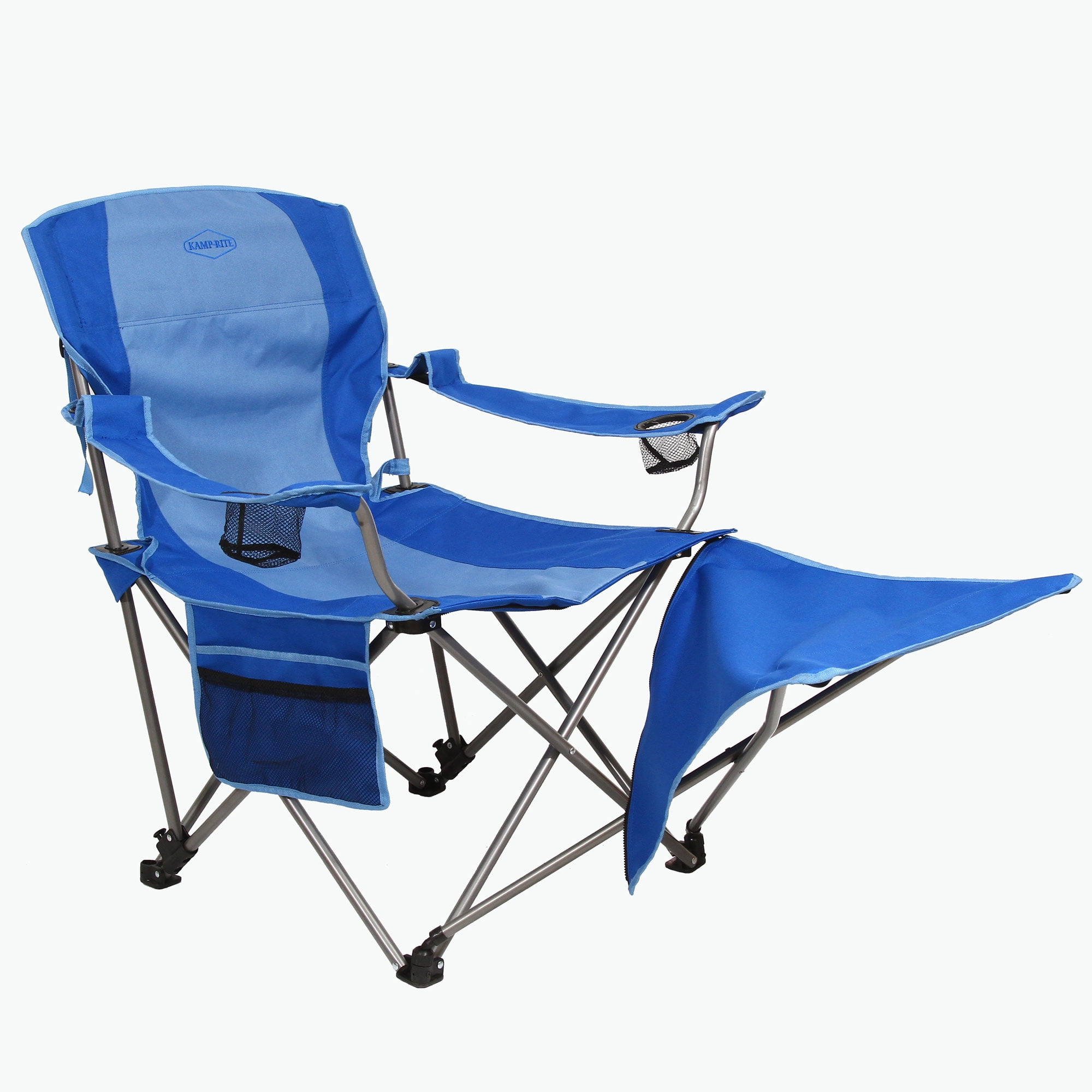 folding chair with footrest