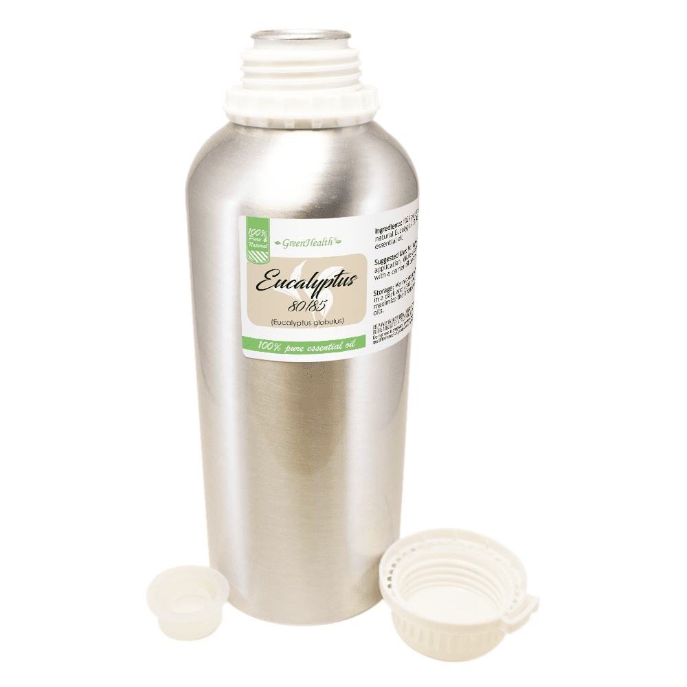 Eucalyptus 80/85 Essential Oil - 32 fl oz - Aluminum Bottle w/ Locking Cap