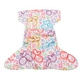 thumbnail image 1 of Qiilu Couche de Bain Réutilisable pour Bébé Lavable avec Poche, Système d'Exploitation à Crochets et Boucles, Taille Ajustable, Couches Réutilisables pour Bébé, Couche Réutilisable pour Nourrisson, 1 of 5