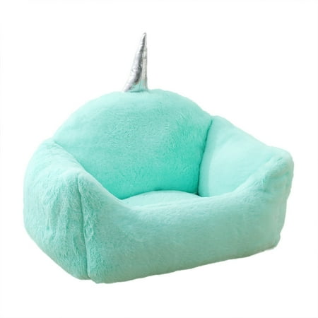 Fluffy Plush Dog Cat Pet Couch Soft Calming Sofa Bed For Medium Small Cats And Dogs Thickening Small Pet Winter Warm Sleeping Pad Feature