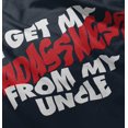 thumbnail image 5 of I Get My Badassness From My Uncle Romper Boys or Girls Infant Baby Brisco Brands 18M, 5 of 7
