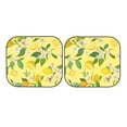 thumbnail image 7 of Kll Lemon Windshield Sun Shade 2-Piece Foldable Car Front Window Sunshade For Most Sedans Suv Truck- Small, 7 of 7