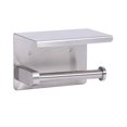 thumbnail image 4 of Caja de papel higiénico, soporte para teléfono móvil, soporte para rollo de papel higiénico, soporte para pañuelos de acero inoxidable 304, caja de papel higiénico sin perforaciones, papel higiénico, 4 of 5
