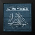 thumbnail image 2 of Urban, Mary 15x15 Black Modern Framed Museum Art Print Titled - Vintage Sailing Knots XI, 2 of 5