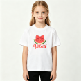 thumbnail image 2 of Watermelon Bow Girls Graphic Tee Cute Summer Fruit Style 100% Cotton Kids Short Sleeve T-Shirt 4-13Y, 2 of 5