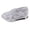 A-Silver, variant on Closed Toe Platform Mesh Sneakers Slip on Wedge Walking Shoes Arch Support Flower Running Shoes for Ladies Summer Vacation Size 8 Orange