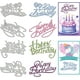 thumbnail image 1 of Troqueles de corte de Feliz Cumpleaños para hacer tarjetas, troqueles de corte de Bendiciones de Cumpleaños para álbumes de recortes, diarios, repujado y decoración de papel., 1 of 9
