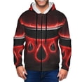 thumbnail image 6 of Lsque The Binding of Isaac for Mens Full-zip Hoodie, Zip-up Pullover Hooded Sweatshirt, Kangaroo Pocket Hoodie Ideal for Daily Wear, Travel, and Home-X-Large, 6 of 8