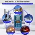 thumbnail image 3 of Detector de gas portátil recargable Dispositivo de detección de gases tóxicos SMART SENSOR Azul, 3 of 5