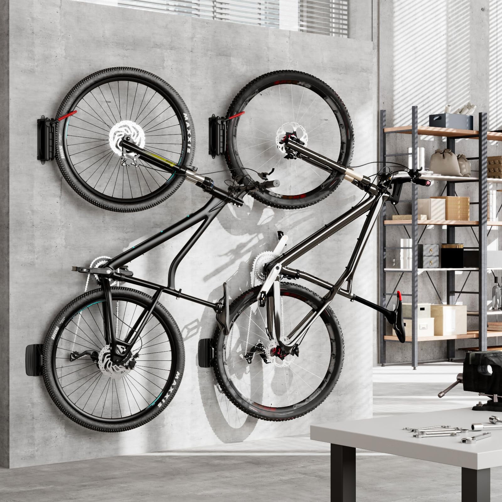 Bicycle Wall Bike Rack Hooks Garage Garage Bike Hook Storage For