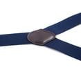 thumbnail image 3 of SGFCWSX Men's Y-Back Suspenders, 4-Clip Elastic Adjustable Formal Casual Navy, 3 of 8