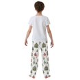 thumbnail image 4 of FORMRS Boys Pajama Pants with Pockets Size 13-14Y Kids Lounge Sleep Bottoms, Green Christmas House, 4 of 8