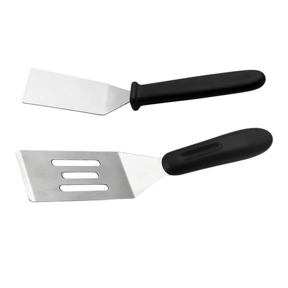 Dawwoti 2PCS Small Spatula, Mini Serving Spatula for Kitchen Use, Metal Spatula for Serving and Turning, Ideal for Pancakes, Desserts, Cookie, Eggs or Small Pan