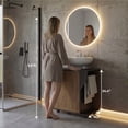 thumbnail image 7 of Phillips Under Sink Cabinet, Double Door Storage with Open Back for Pipes, Wide Unit, Freestanding Cabinet, 7 of 7