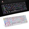thumbnail image 5 of Teclado MOTOSPEED CK62 BT3.0 Teclado mecánico RGB con cable para tableta, computadora portátil, teléfono inteligente, eje blanco y rojo MOTOSPEED Teclado, 5 of 5