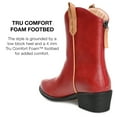 thumbnail image 4 of Journee Collection Womens Novva Tru Comfort Foam Back Heel Zip Stacked Heel Booties, 4 of 6