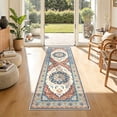 thumbnail image 2 of MeyJey Kitchen Rug Set 3 Piece, Non Slip Machine Washable Mats for Home Floor and Living Room，Orange, 2 of 14