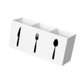 thumbnail image 4 of Bin organizador de almacenamiento de cubiertos acrílicos, soporte de utensilios de cubiertos para la caja de vajilla de la encimera Caja de cubiertos, 4 of 8