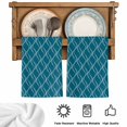 thumbnail image 5 of Teal Blue Stripes Kitchen Towels Set of 3, Simple Geometric Modern Monochrome Absorbent Dish Towels for Kitchen, Microfiber Hand Towel, Quick Drying Tea Towel for Cleaning Decorative Dishcloths, 5 of 7