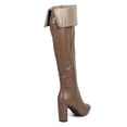 thumbnail image 4 of New Women Breckelles Linda-22 Leatherette Over The Knee Block Heel Tailored Boot, 4 of 5