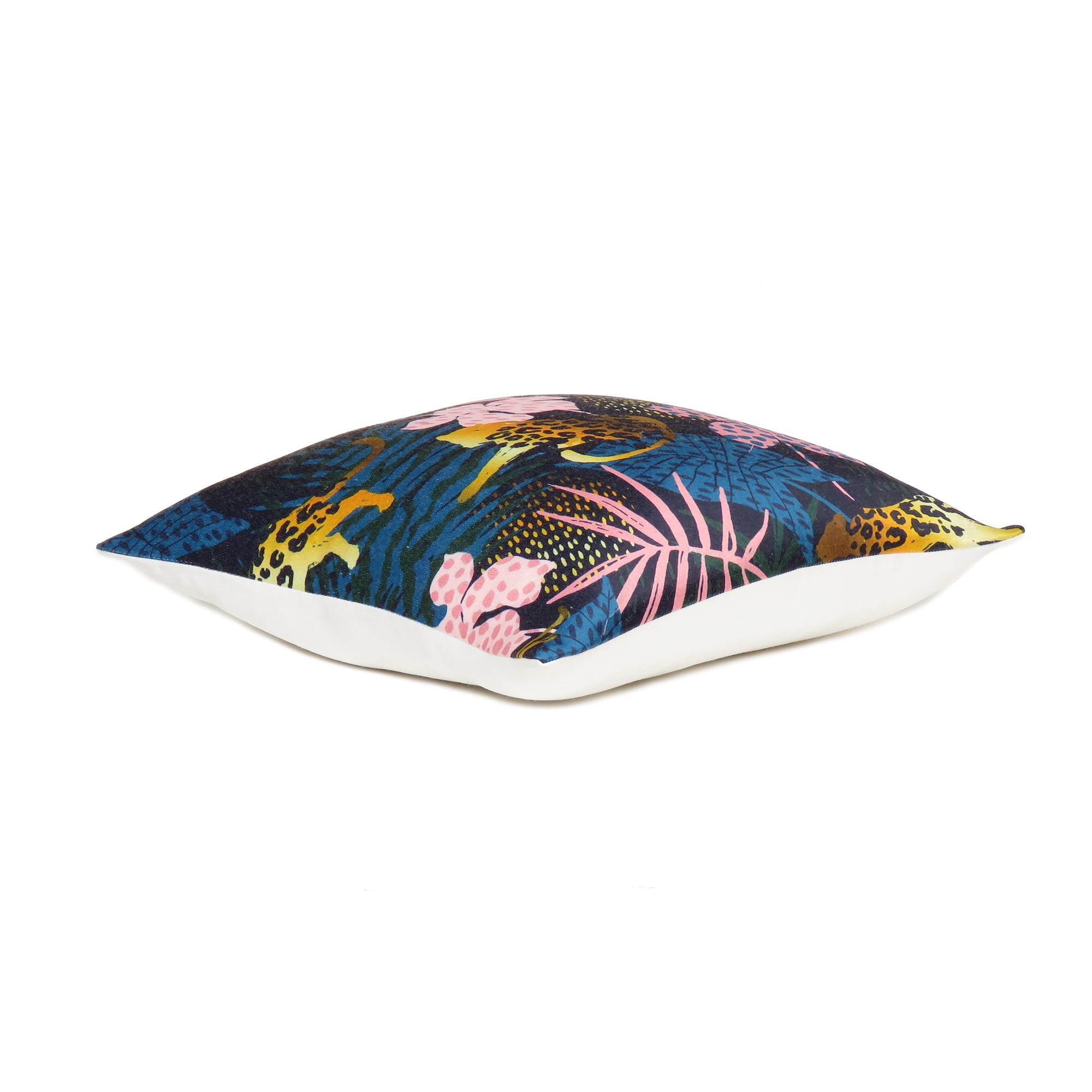 Oussum 2-Pack Floral Decorative Throw Pillows Cases Cushion Covers, Size 20x20 Inches