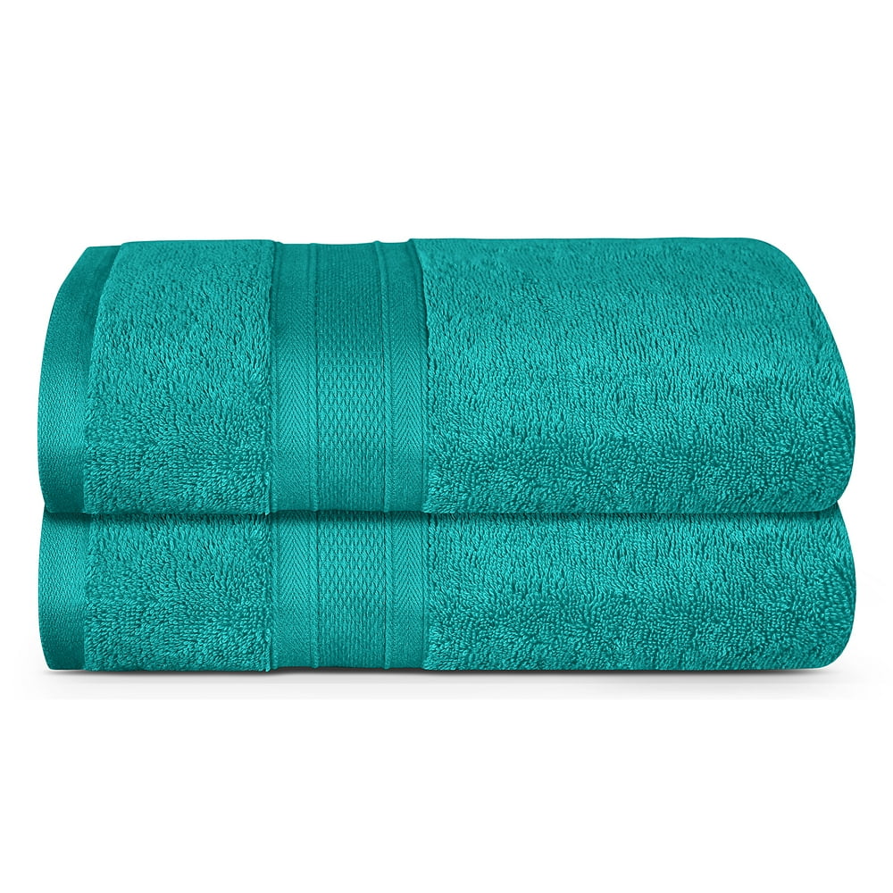 TRIDENT Feather Touch, 100 Cotton, 2 Piece Bath Towel Set, 500 GSM