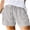 Gray, variant on fatyb Summer Womens Casual Shorts Elastic High Waist Beach Shorts Drawstring Lounge Shorts with Pockets