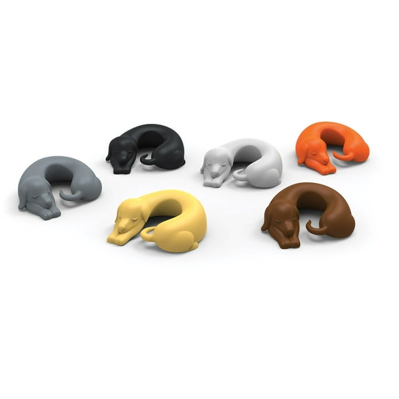Fred WINER DOGS Dachshund Dog Drink Markers, Set of 6