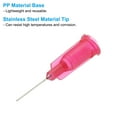 thumbnail image 3 of 25Ga Dispensing Needles, 102PCS 1/2 Inch Industrial Blunt Tip Dispensing Needle Syringes with Luer Lock Needle for Refilling Liquid Inks Adhesive Glue Oil,Rose Red, 3 of 7
