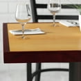 thumbnail image 6 of BizChair 36'' Square 2-Tone High-Gloss Cherry / Mahogany Resin Table Top with 2'' Thick Drop-Lip, 6 of 10