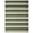 Light Green/Ivory, variant on Nicole Miller New York Patio Country Charlotte Modern Striped Indoor/Outdoor Area Rug, Black/Grey, 5'2"x7'2"