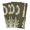 thumbnail image 2 of Candle Patterns Kitchen Towels 6-Piece Pack Tea Towels for Kitchen Decorative Waffle Design 28x18in, 2 of 7