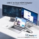 thumbnail image 2 of El cable adaptador USB C a HDMI dual es importante para Mac y Windows, 2 of 6
