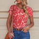 thumbnail image 5 of Balery Beef2 Body de cuello redondo de manga corta para mujer Tops de manga corta Tops básicos-Large, 5 of 6