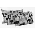 thumbnail image 3 of Vargottam Lumbar Pillow Cover - Decorative Pillow Covers20x12 Inches,PrintedWhite & BlackThemePillowcase, DecorativeLumbarCushionCovers, 3 of 4