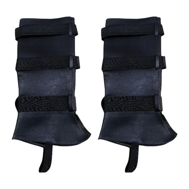 Cubrebotas de disfraz de pirata perfecl para hombre de Cuero PU negro