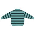 thumbnail image 4 of Dwelliawo Big and Tall Polo Shirts for Men Long Sleeve Workout Color Block Henley Shirt Collared Comfort Heavyweight Tops Big and Tall Button Up Waffle Shirts Mint Green XL, 4 of 5