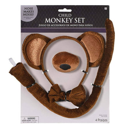 Halloween Monkey Child Costume Accessory Kit (4pc)