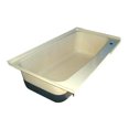 thumbnail image 1 of Icon Baignoire 00479 TU600; Main Droite; Surface de Sol Texturée; avec Drain Prêt à Percer; Blanc Colonial; Plastique ABS; Simple, 1 of 1