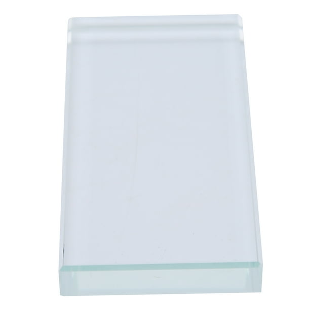 Paleta De Pegamento Adhesivo Para Pestañas, Rectángulo Para Mezclar Maquillaje, Soporte Para Pegamento Para Pestañas Postizas, Placa Cosmética, Material Plástico De Alta