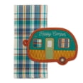 thumbnail image 1 of Design Imports CAMZ12713 Happy Camper Potholder & Towel Gift Set, 1 of 3