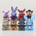 thumbnail image 4 of 15cm cinco noches en freddy's 4 fnaf foxy chica bonnie golden freddy pesadilla fredbear oso llavero colgante juguetes de peluche, 4 of 4