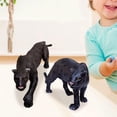 thumbnail image 3 of Modelo de simulación Yotijar Jungle Toy Panther Collection Leopard para escritorio hogar peque piezas Figura de animales, 3 of 9